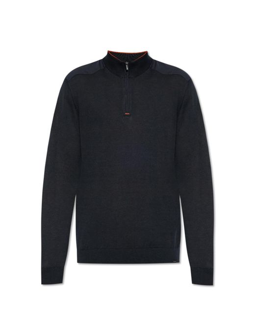 Paul & Shark Blue Wool Jacket for men
