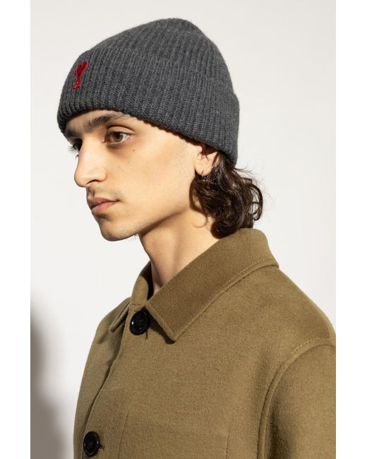 AMI Gray Cap With Logo Patch