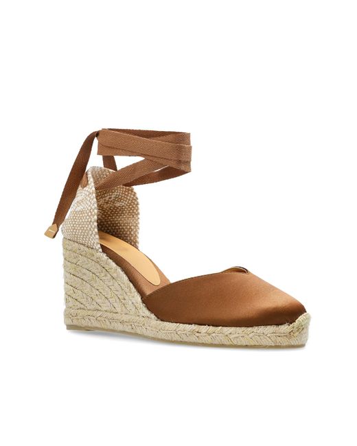 Castaner Metallic Wedge Heel Shoes 'Chiara'