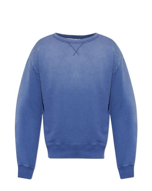 Acne Blue Sweatshirt With Print for men