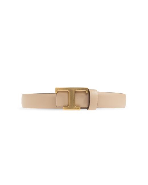 Tod's White Double-Sided Belt