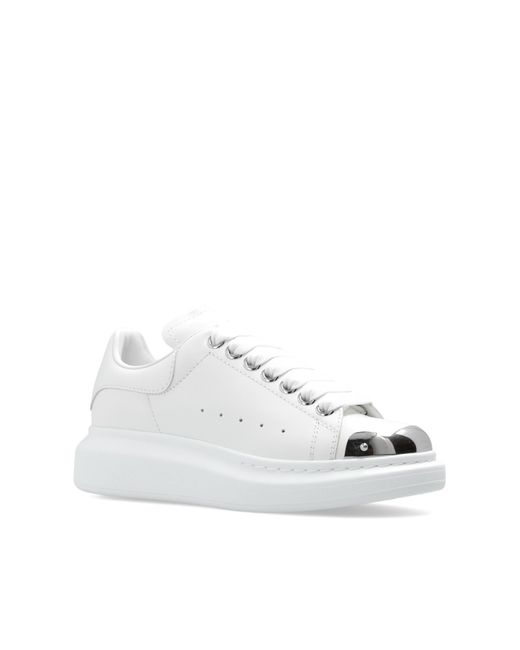 Alexander McQueen White Sneakers With Logo,