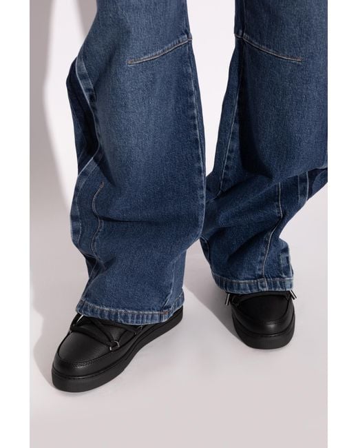 Inuikii Black "Full Leather" Snow Boots