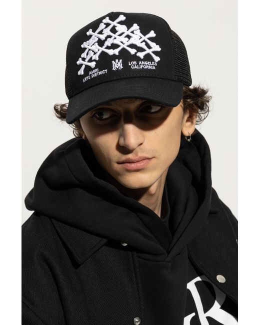 Amiri Black Baseball Cap for men