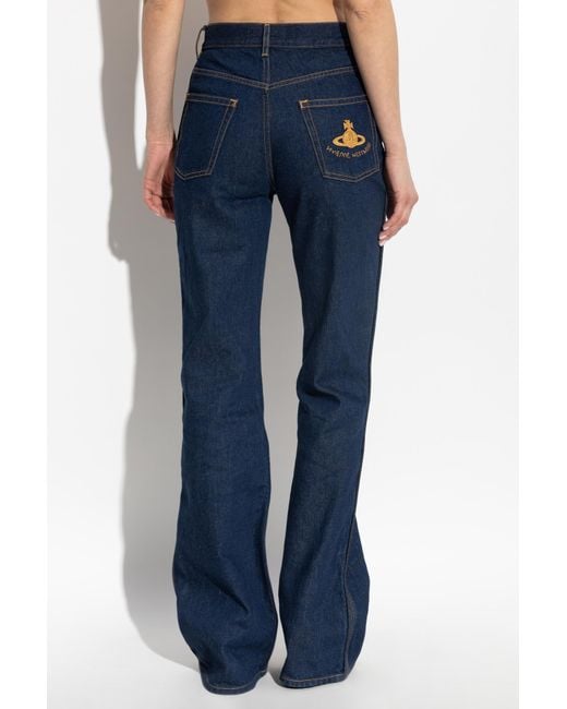 Vivienne Westwood Jeans With Logo in Blue | Lyst