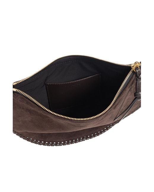 Isabel Marant Brown Shoulder Bag "Oskan Soft Zip"