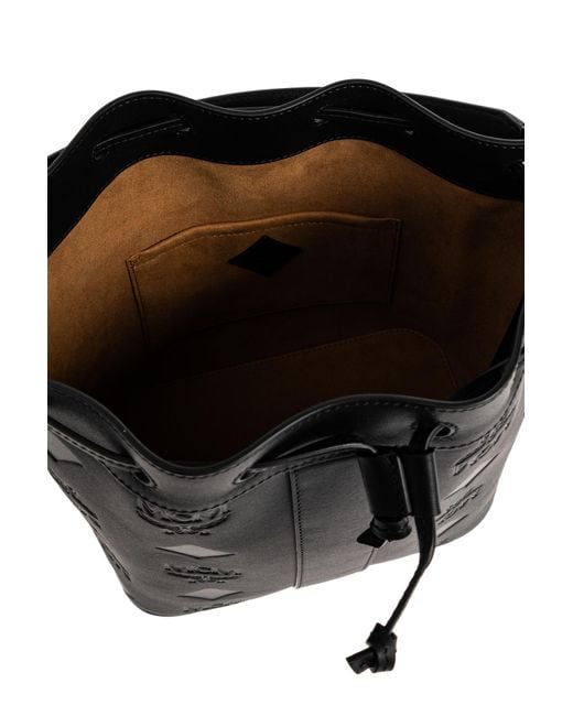 MCM Black 'Dessau Medium' Shoulder Bag