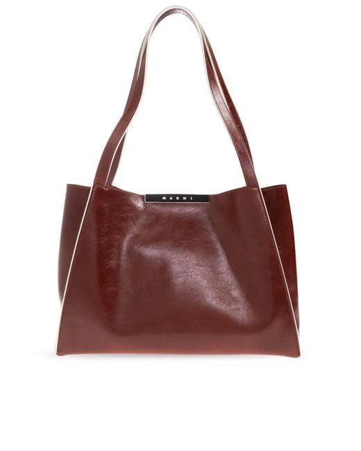 Marni Red Leather Bag