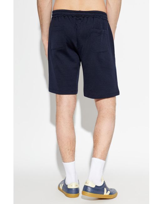 Eleventy Blue Shorts With Pockets for men