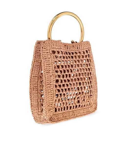 Chloé Orange Handbag "Summer Banana Mini"
