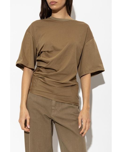 Christopher Esber Natural Draped Top
