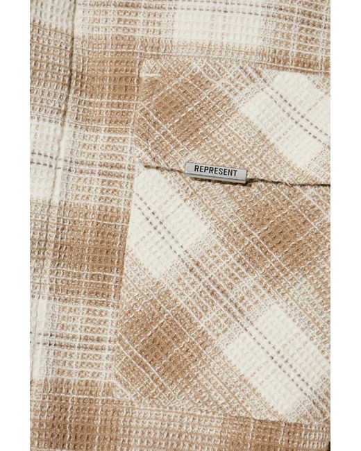 Represent Natural Shirt Waffle for men