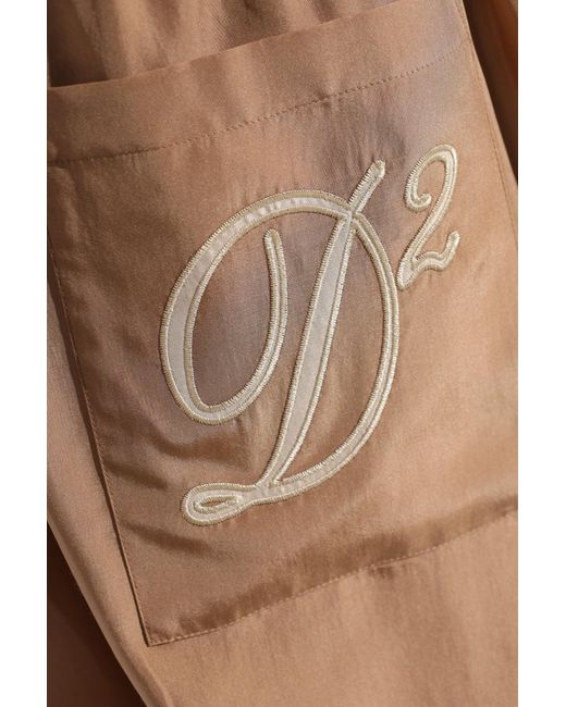 DSquared² Natural Silk Shorts for men