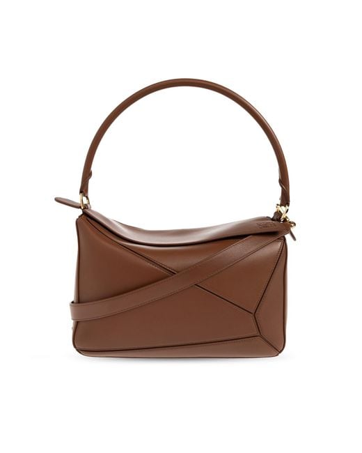 Loewe Brown Puzzle Medium Bag