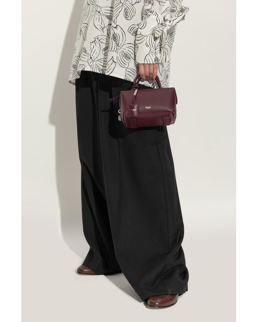 Max Mara Purple Handbag "Holdall Small"