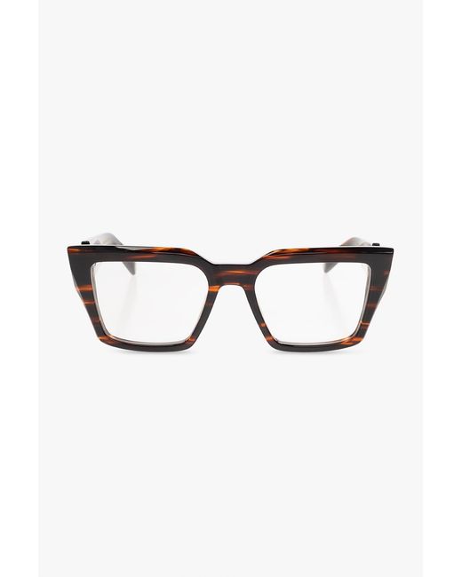 Balmain Brown 'Formee' Optical Glasses