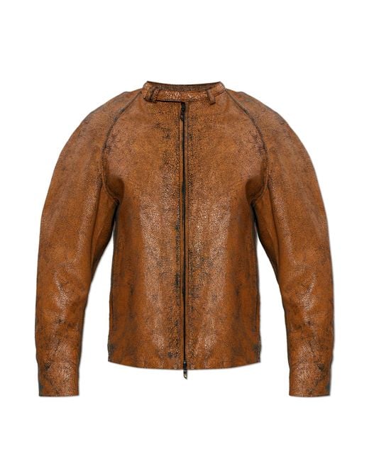DIESEL Brown Jacket 'L-Nuri' for men