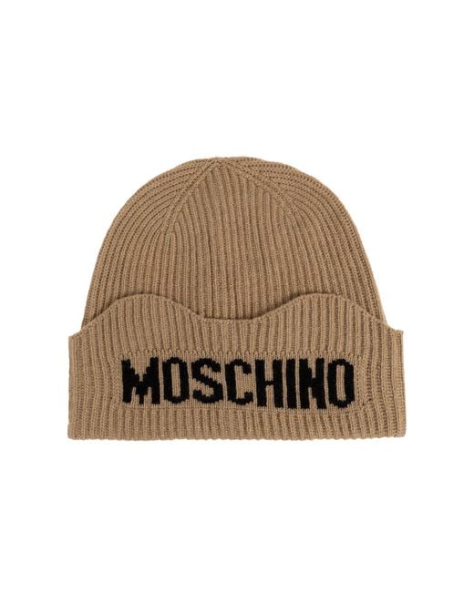 Moschino Natural Cap With Logo