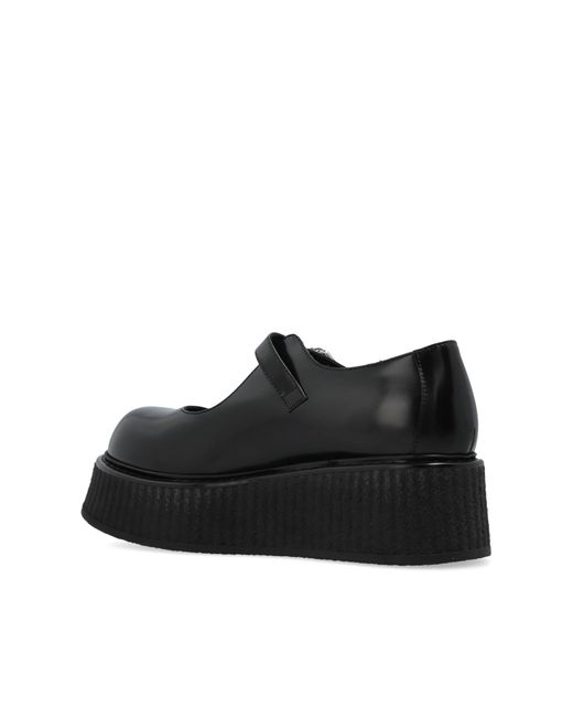 Moschino Black Platform Shoes