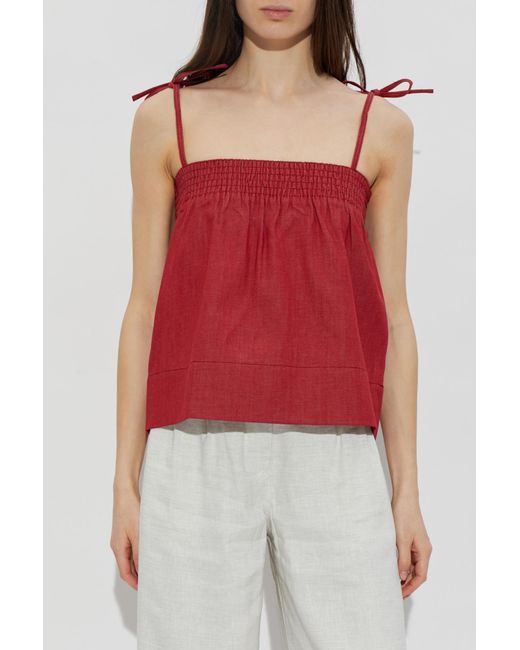 A.P.C. Red Strap Top