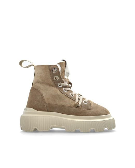 Inuikii Natural Suede Ankle Boots 'Matilda'