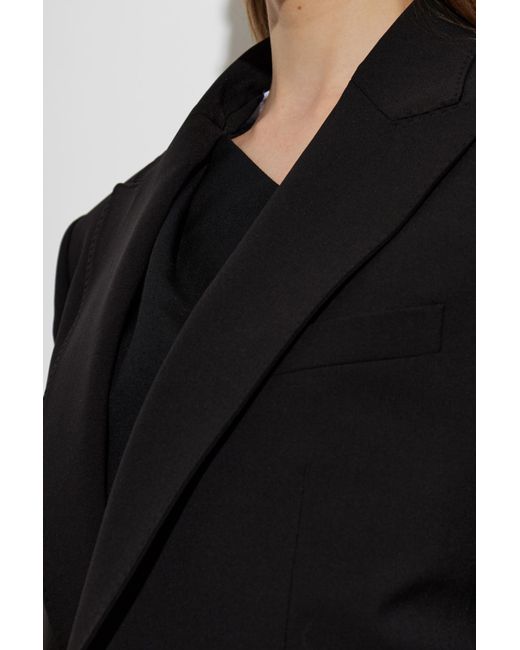 DSquared² Black Single-Vent Blazer