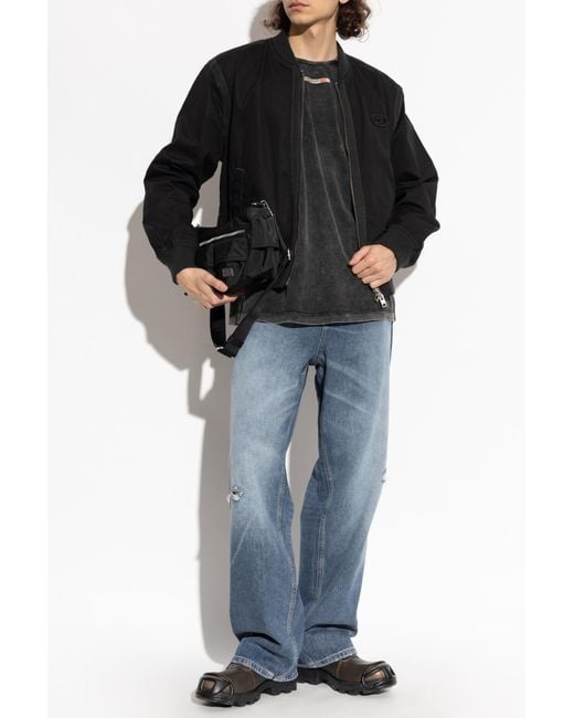DIESEL Black J-Typer Jacket for men
