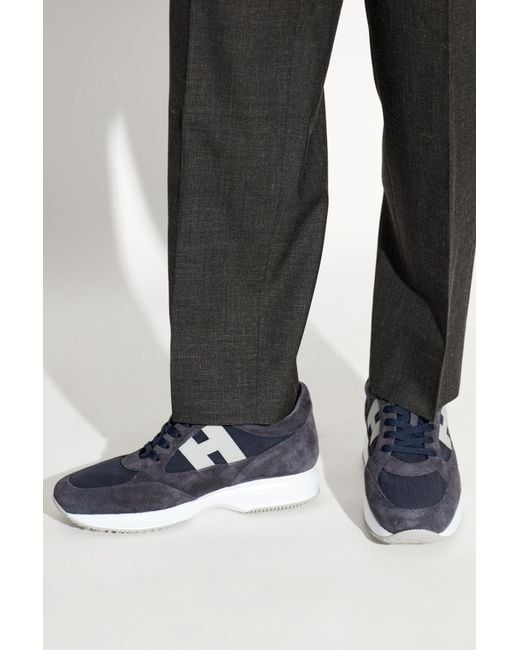 Hogan Black 'Interactive' Sports Shoes for men