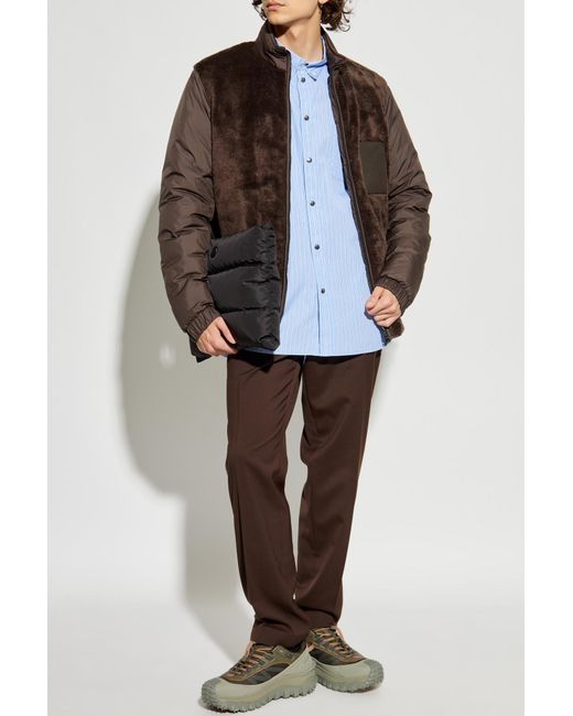 Moncler Brown Reversible Jacket 'Livra' for men