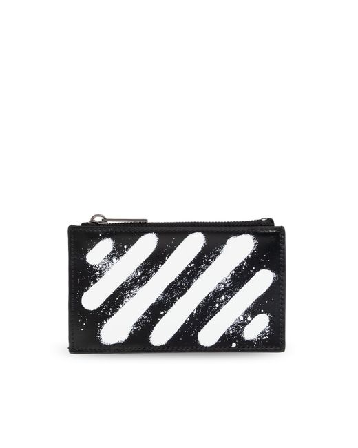 Off-White c/o Virgil Abloh Black Leather Wallet for men