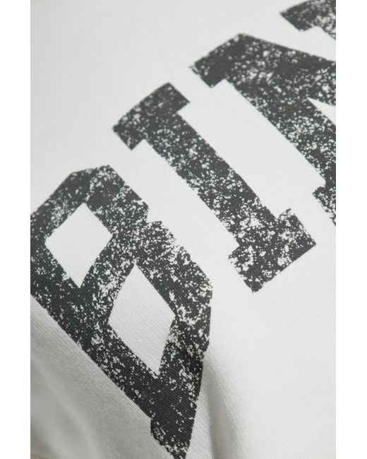 Anine Bing White "Jay" Short-Sleeved T-Shirt
