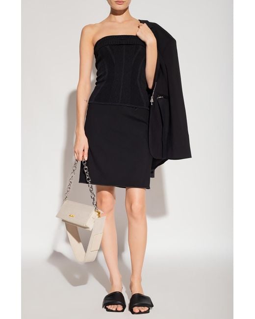 Jacquemus 'lucca' Ribbed Tube Top in Black Lyst