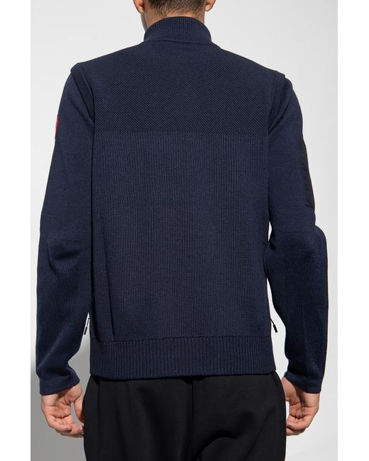Canada Goose Blue 'Stormont' Turtleneck Sweater for men