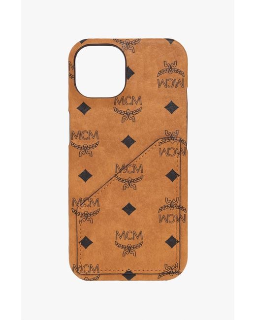 MCM Brown Iphone 13 Case