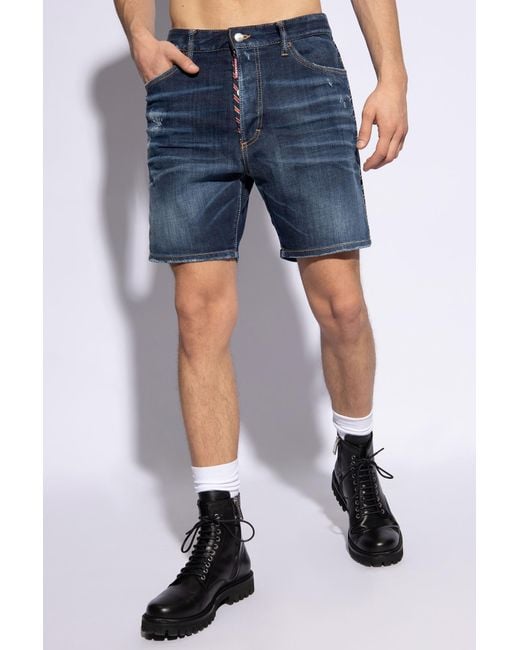 DSquared² Blue 'marine' Shorts, for men