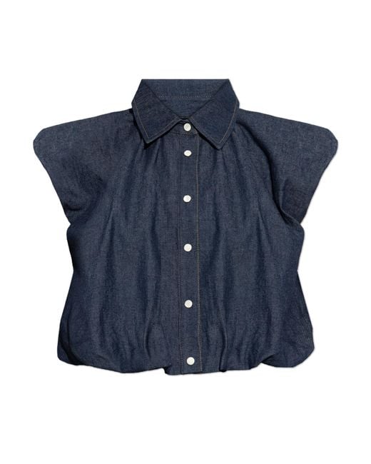 FRAME Blue Denim Shirt