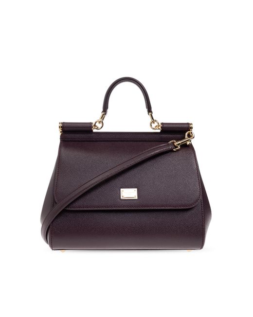 Dolce & Gabbana Black Handbag "Sicily Large"