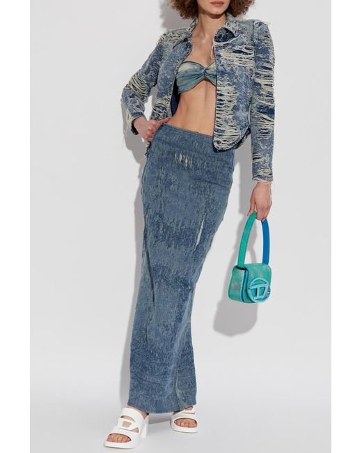 DIESEL Blue Denim Top De-Ouchy
