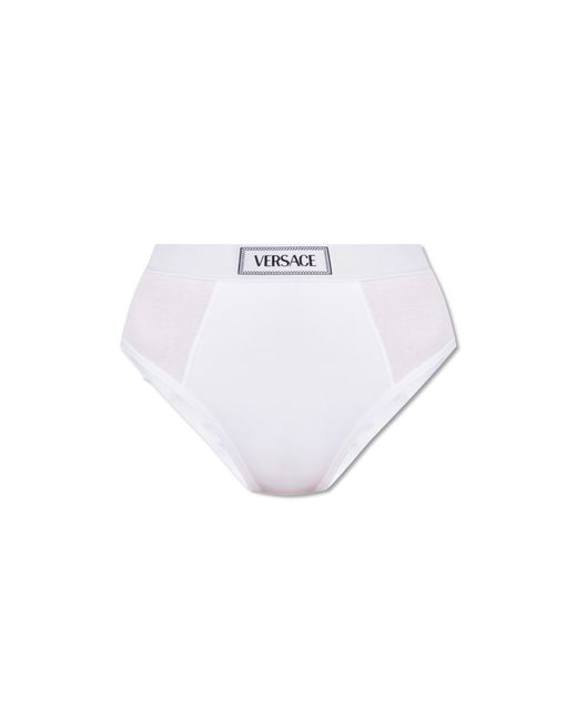 Versace White Cotton Bra
