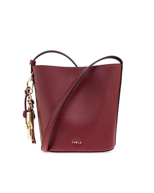 Furla Red Shoulder Bag 'Roxie Small'