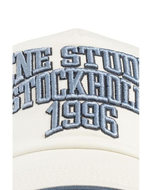 Acne Blue Baseball Cap