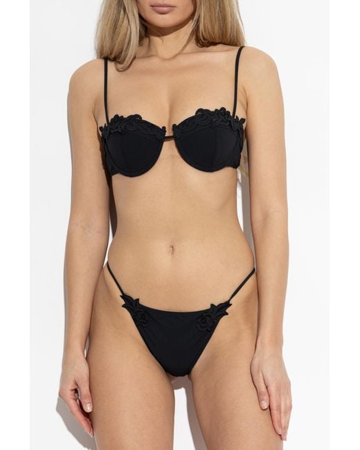 Cult Gaia Black Bottom Of The 'Greta' Swimsuit