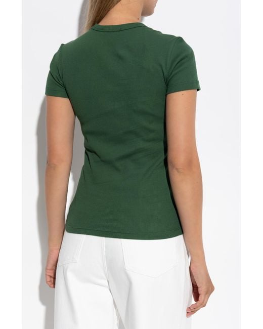 Lacoste Green T-Shirt With Logo