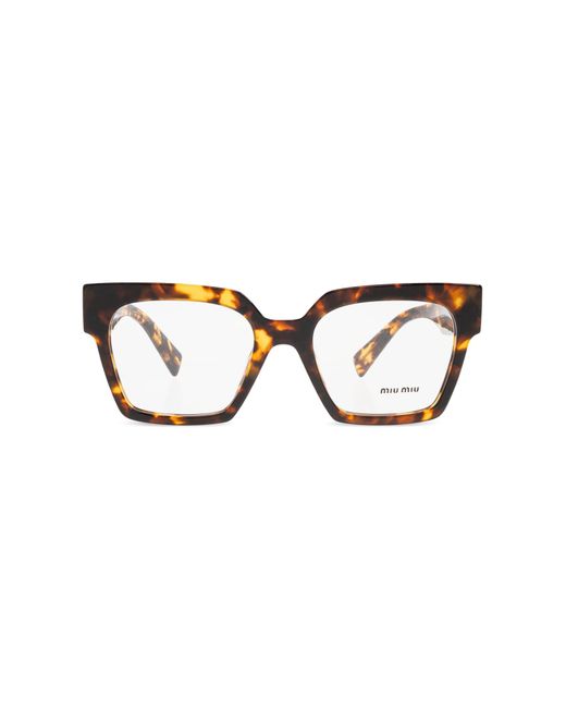 Miu Miu Brown Prescription Glasses '04Uv'