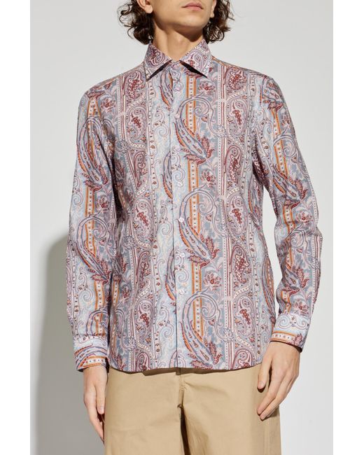 Etro Multicolor Patterned Shirt for men