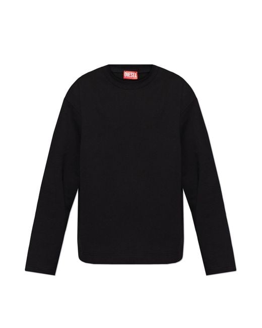 DIESEL Black Sweatshirt S-Macsis-Od for men