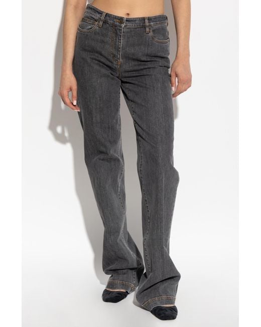 Etro Black Jeans With Logo