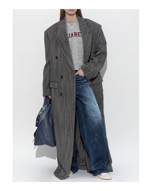 DSquared² Gray Sweatshirt With Logo