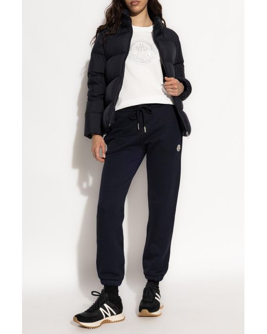 Moncler Blue Down Jacket 'Mauzun'