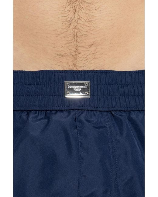 Dolce & Gabbana Blue Swim Shorts for men